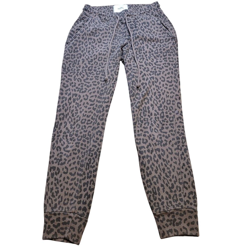 Pistola Leopard Joggers XS Indie Sleaze Streetwear EUC